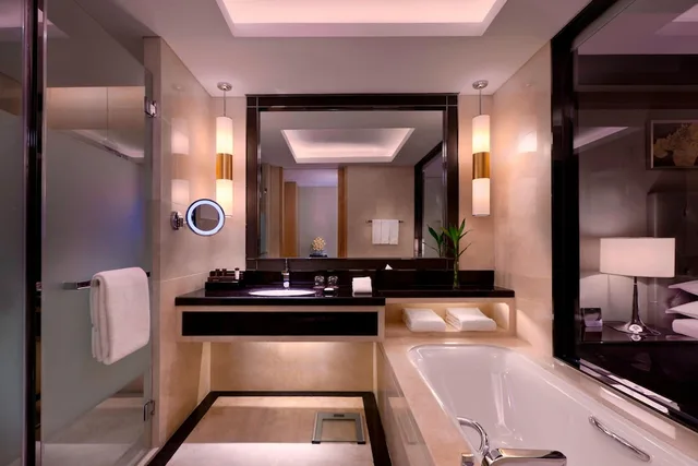 غرفة بسريرين منفصلين بإطلالة على المدينة، Sheraton Daqing Hotel 5/5