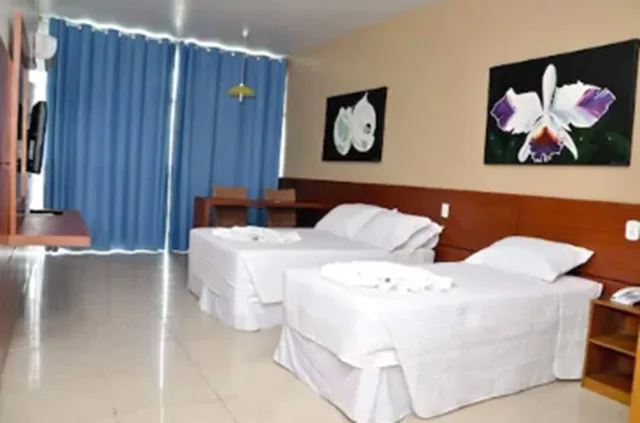 غرفة قياسية ثلاثية بسرير مزدوج وسرير فردي، Barrudada Tropical Hotel 2/5