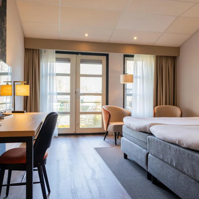 غرفة كومفورت بسرير مزدوج، Parkhotel Tjaarda (ex. Golden Tulip Tjaarda Oranjewoud) 2/10