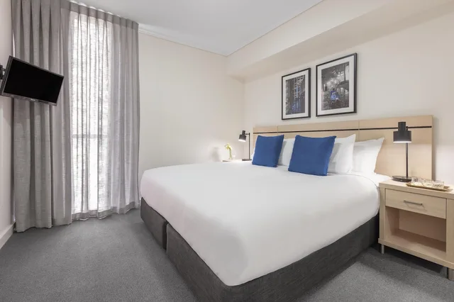 شقة بسرير كوين بغرفة نوم واحدة، Oaks Brisbane Festival Suites 2/5