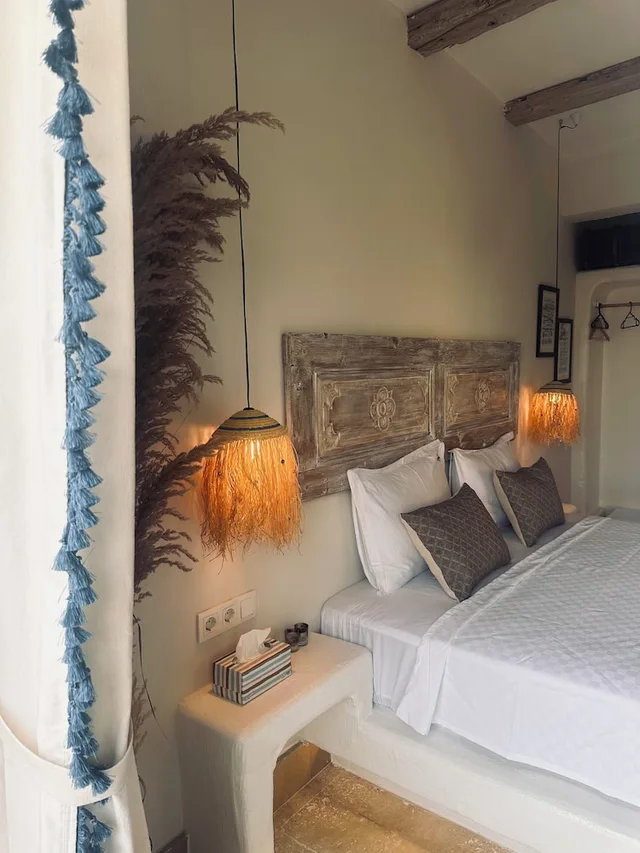 غرفة ديلوكس بسرير مزدوج بإطلالة على البحر، Lemon Villa Hotel 3/8