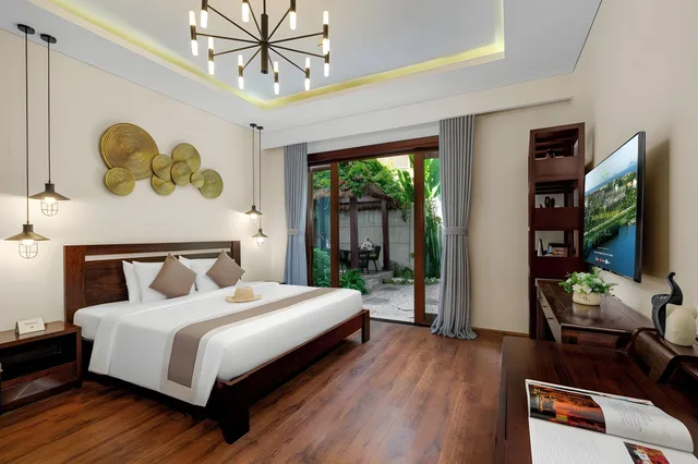 جناح بسرير مزدوج بمسبح خاص، Silk Sense Hoi An River Resort 2/2