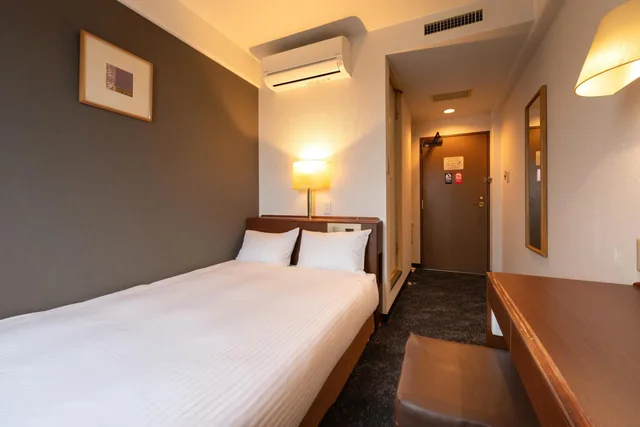 غرفة اقتصادية بسرير مزدوج، Omura Central Hotel 4/6