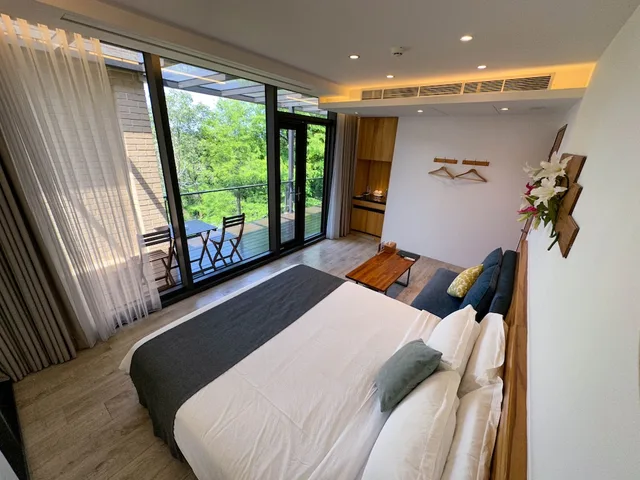 غرفة اقتصادية بسرير كينج بإطلالة على الحديقة، Villa Loherb 4/10
