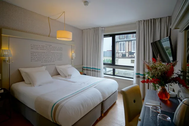 غرفة كومفورت بسريرين منفصلين، Hotel Litteraire Gustave Flaubert, BW Signature Collection 8/13