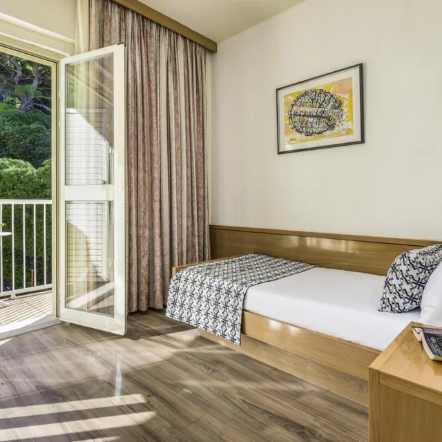 غرفة قياسية مفردة بإطلالة على المتنزه بشرفة، Splendid Hotel Dubrovnik 6/10