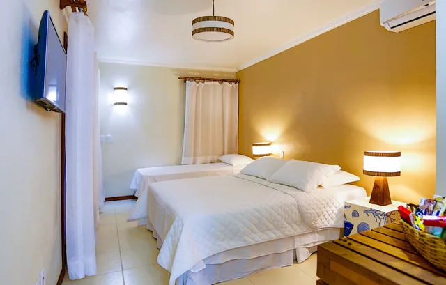 Standard, Twin Beds, Garden or Sol View, Sea View, Top Floor، Pousada Paraiso Ecologico 3/6