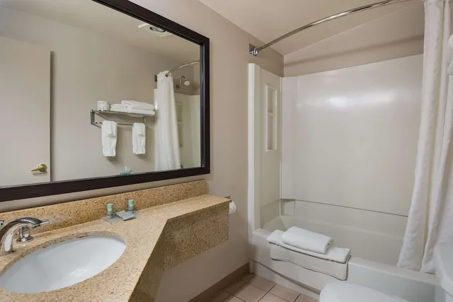 غرفة قياسية بسرير كينج بشرفة يُسمح فيها بالحيوانات الأليفة، Best Western New Oregon 6/7