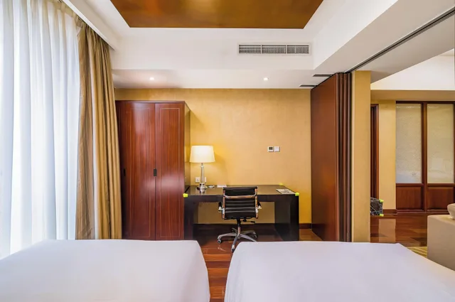 شقة حصرية عائلية بثلاثة أسرّة بغرفة نوم واحدة، The Imperial Mansion, Beijing Marriott Executive Apartments 3/4