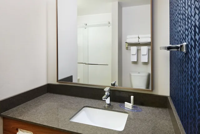 غرفة بسرير كينج لذوي الإعاقة، Fairfield Inn Suites Worcester Auburn 2/2
