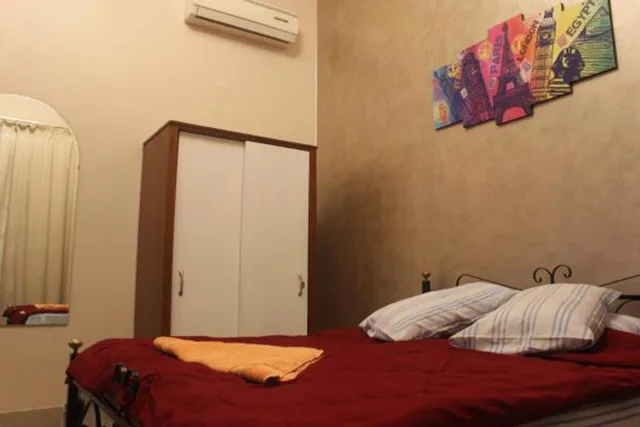 غرفة ديلوكس بإطلالة على المدينة بغرفة نوم واحدة مفردة بسرير مزدوج، Meramees Hostel 1/10
