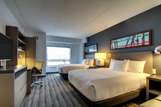 غرفة قياسية بسريرين كوين، Hyatt House Chicago/Evanston 1/7