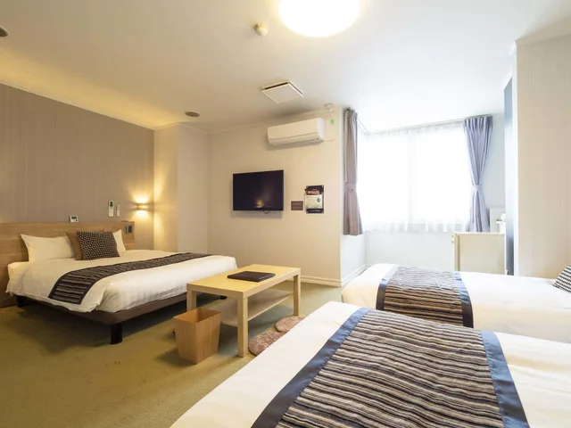 غرفة قياسية ثلاثية، Hotel AreaOne Obihiro 5/6