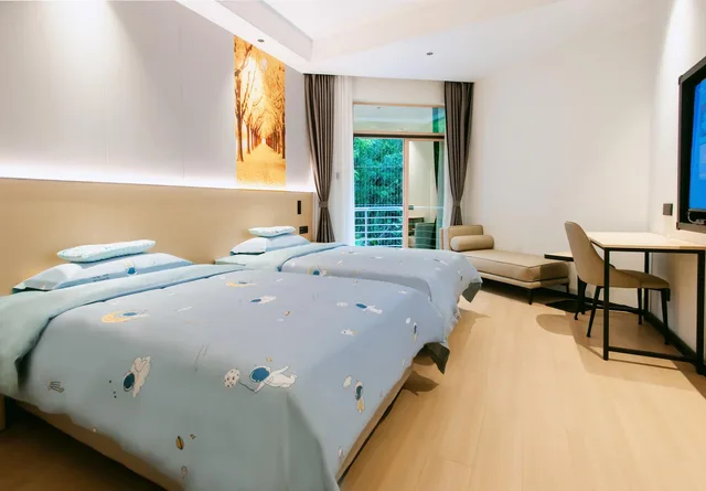 Hetai, Family, Twin Beds، Dameisha ZTE Hotel 1/1