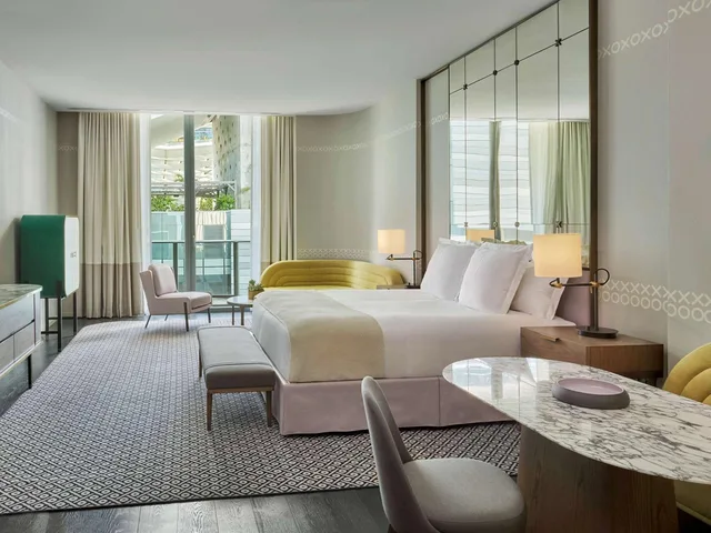 جناح فاخر بغرفتي نوم لذوي الإعاقة، SLS LUX Brickell 3/6