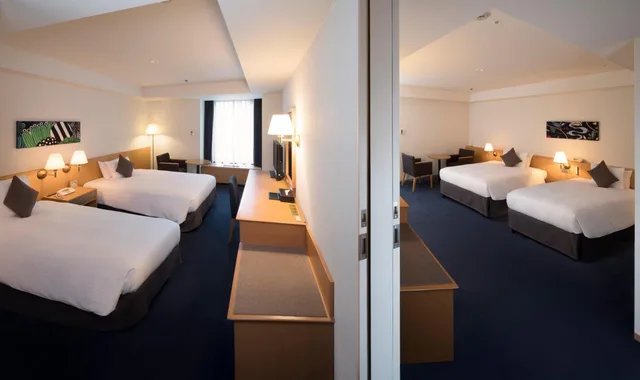 غرفة متصلة بسريرين منفصلين، Sapporo Grand Hotel 2/5