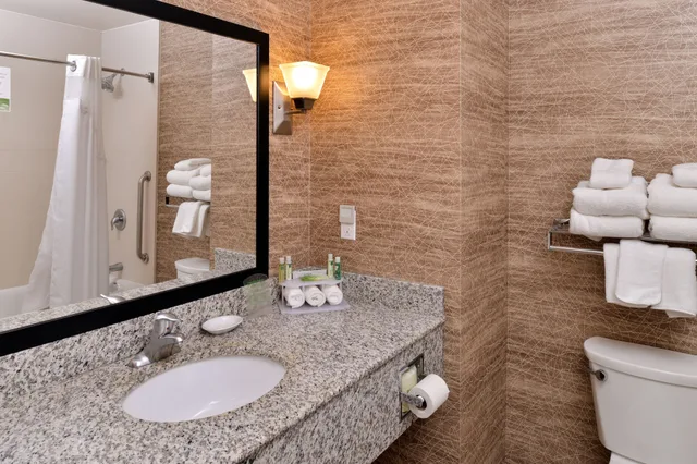 غرفة قياسية بسرير كينج لذوي الإعاقة، Holiday Inn Express And Suites Ironton 7/9