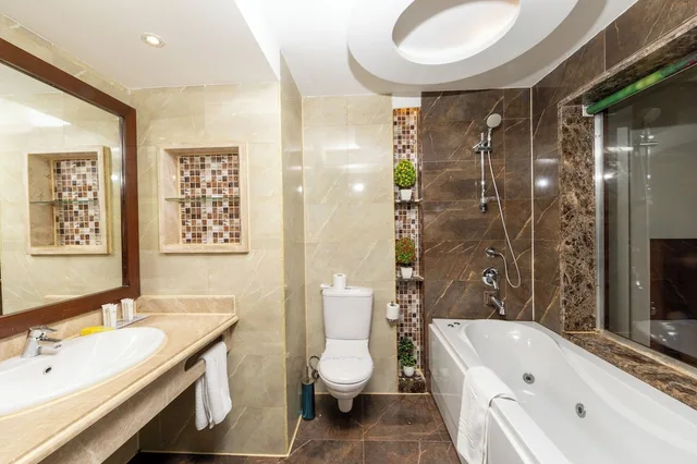 جناح سوبيريور بسرير مزدوج وسريرين منفصلين بإطلالة على الحديقة، Seagull Beach Resort - Families and Couples Only 5/5