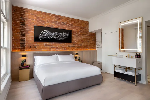 استوديو بسرير كينج، Gladstone Hotel 2/3