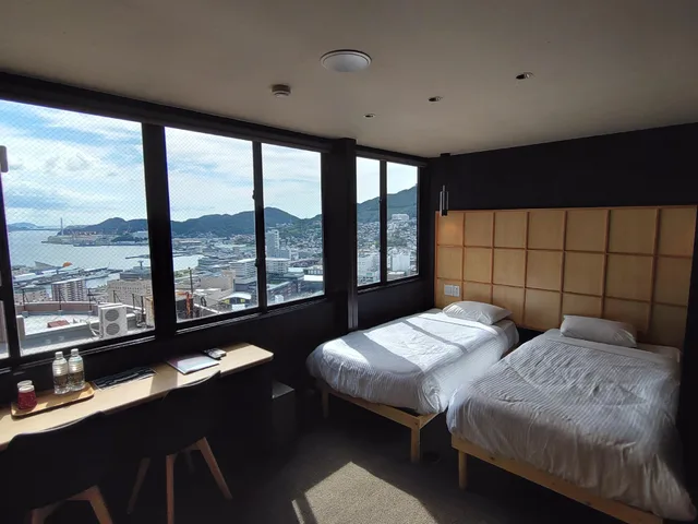 غرفة غربية بسريرين منفصلين، Hotel Nagasaki 1/1