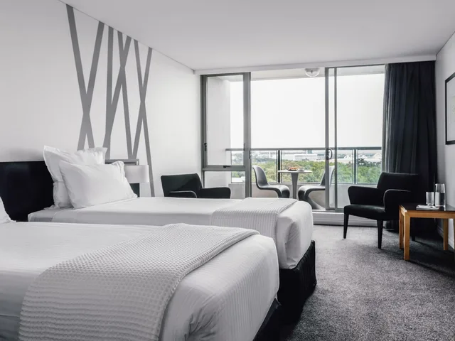 استوديو بسرير مزدوج أو سريرين منفصلين بمطبخ صغير، Quay West Suites Melbourne 1/6