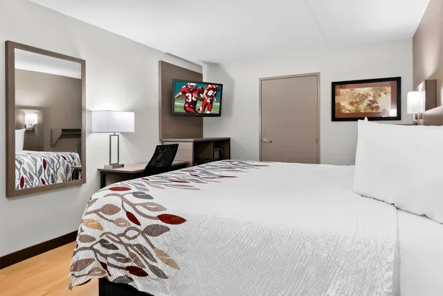 غرفة سوبيريور بسرير كينج، Red Roof Inn Harrisburg North 3/4