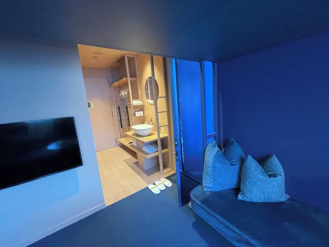 Connecting, Dark Blue, 4 Beds, Sofa، Toggle Hotel Suidobashi TOKYO 6/7