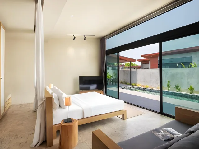 2 Bedrooms, Pool, Villa, 2 Double Beds، Sunday Sea Two Pool Villa Pattaya 3/3