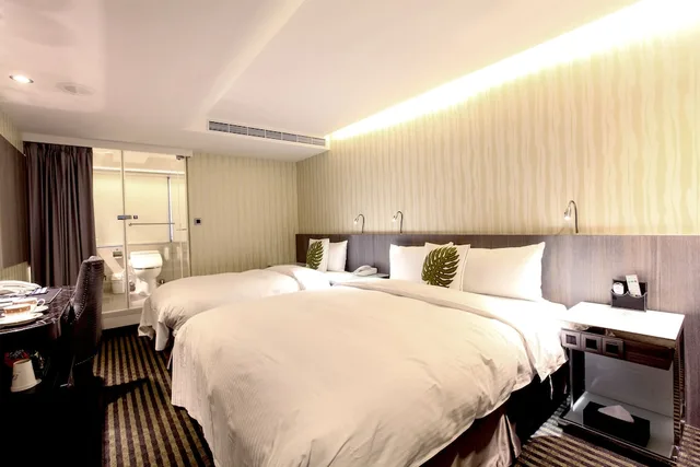 غرفة ثلاثية بسرير مزدوج وسرير فردي، Beauty Hotels Taipei - Hotel Bnight 1/4