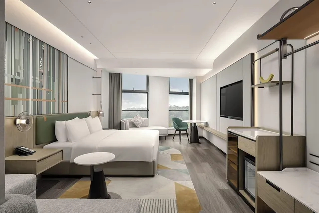 غرفة بريميوم بسرير فردي، Holiday Inn Chongqing Science Hall Hotel 5/6