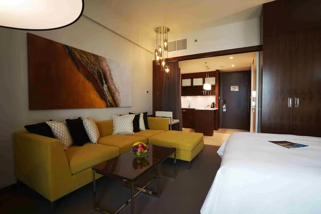 استوديو بسرير كوين بإطلالة على المدينة، سنترو كورنيش الخبر من روتانا(Centro Corniche Al Khobar By Rotana) 5/6
