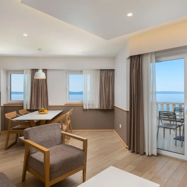 شقة سوبيريور بإطلالة على البحر بغرفة نوم واحدة، APARTHOTEL TAMARIS 6/7
