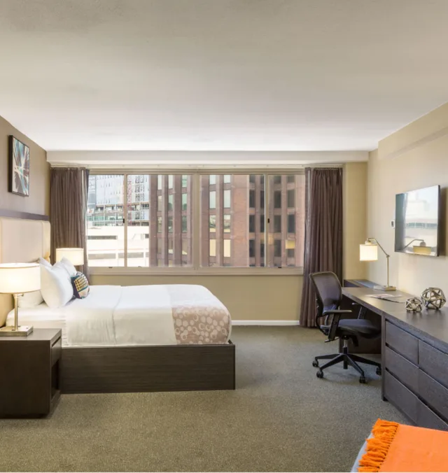 استوديو ديلوكس بسرير كينج، The Windsor Suites 1/1