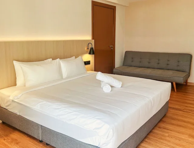 استوديو بريميوم بسرير كينج مع أريكة، Resort Suites At Bandar Sunway 1/1