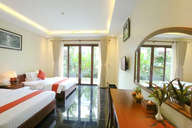 غرفة ديلوكس بسريرين مزدوجين، Chheng Residence 1/5