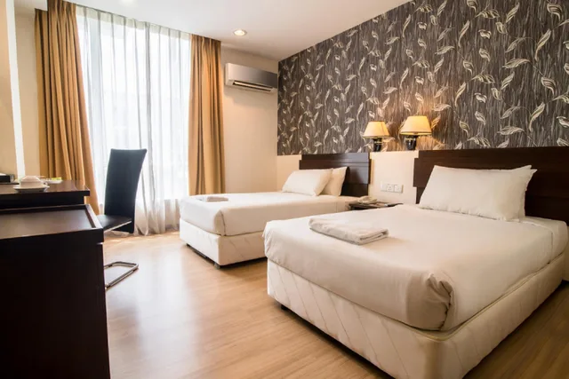 غرفة سوبيريور بسريرين منفصلين بشرفة، De Garden Hotel 2/2