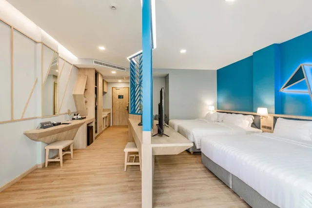 غرفة ديلوكس رباعية، Bluesotel Smart Krabi Aonang Beach Adults Only 3/10