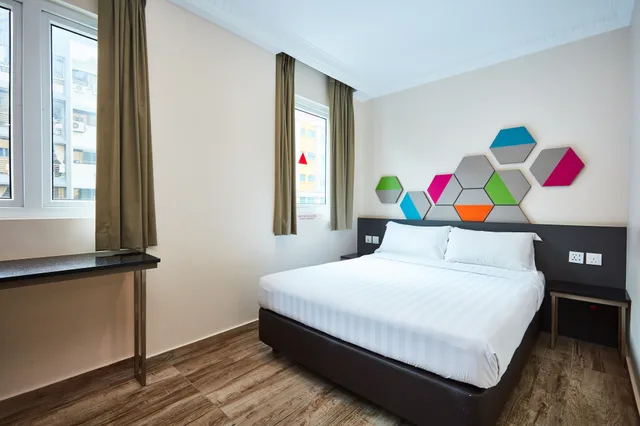 غرفة ديلوكس بسرير مزدوج، Ibis Budget Singapore Jasmine 4/7