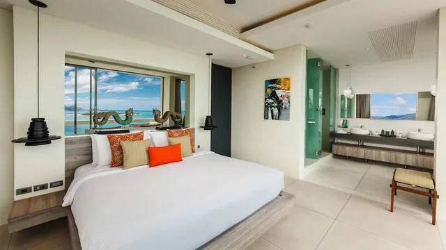 فيلا فاخرة بسريرين كينج بإطلالة على البحر بـ4 غرف نوم بمسبح خاص، Villa Anavaya 4/10