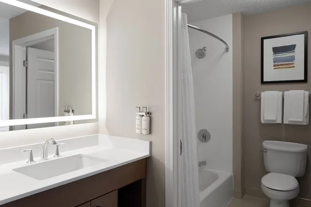 غرفة بسرير كينج بمطبخ لذوي الإعاقة، Staybridge Suites Burlington - Boston 5/10