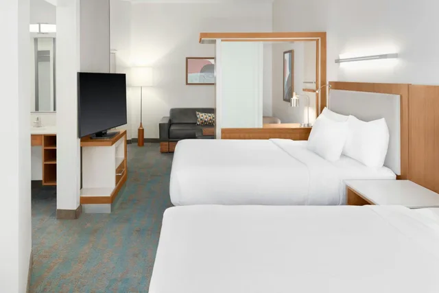 Suite, 2 Queen Beds, Trundle Bed, Sofa, Large, Accessible, SpringHill Suites Detroit Auburn Hills 1/9
