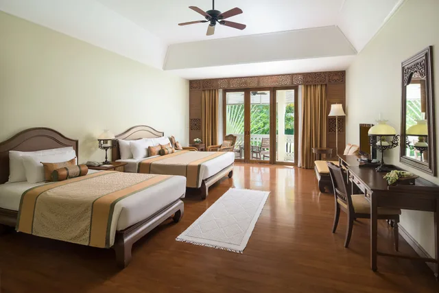 غرفة ديلوكس عائلية بسرير مزدوج وسرير فردي، Dheva Mantra Resort 1/2