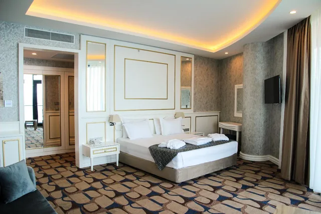 غرفة بسرير كينج بإطلالة على البحر، Blue Mudanya Hotel 3/10