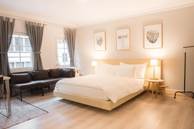 استوديو بسرير مزدوج بإطلالة على المدينة بمطبخ صغير، Top City Center Location By Airhome 1/4