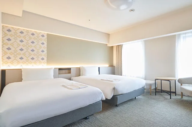 Moderate, Single, Twin Beds، Richmond Hotel Aomori 1/2