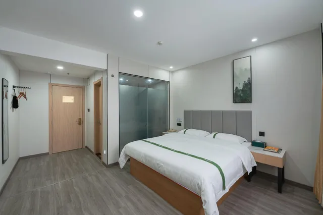 غرفة بإطلالة على الحديقة، Greentree Inn Shanghai Meilan Lake Hutai Road Express Hotel 1/2
