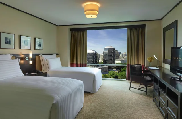 جناح ديلوكس بسرير كينج بغرفتي نوم، CONRAD BANGKOK RESIDENCES 4/9