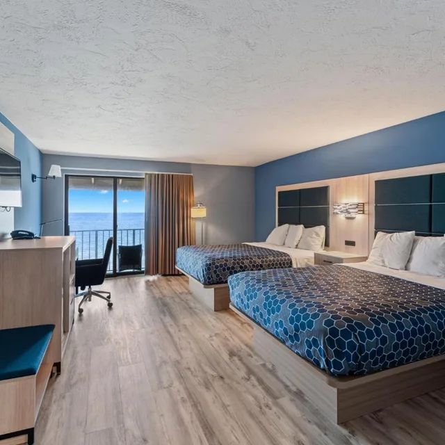 Ocean, 2 Queen Beds, Balcony، Pilgrim Sands on Long Beach 5/10