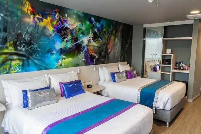غرفة عائلية بسريرين مزدوجين، Hotel Black Tower Premium 5/9