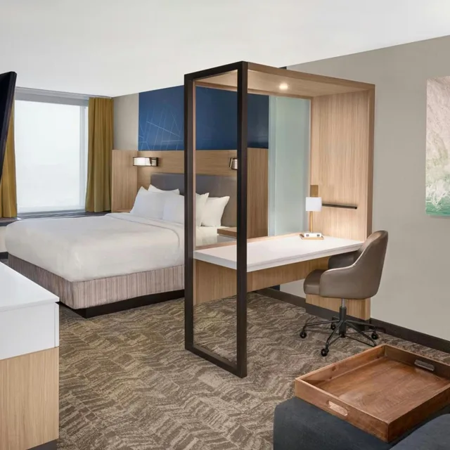 جناح بسرير كينج مع سرير سحّاب إضافي مع أريكة لذوي الإعاقة، SpringHill Suites by Marriott Holland 2/5